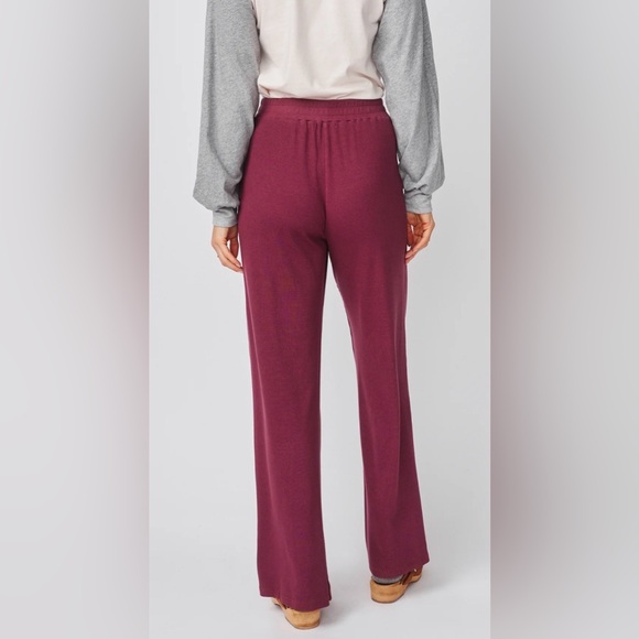 LOUNGE FLARE Pant NWOT mulled wine - Picture 6 of 6